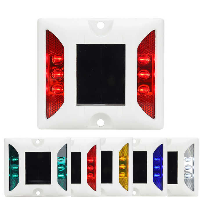 Épistar LED Chip Aluminium Solar LED Road Studs 2.5V Pour les solutions de sécurité routière