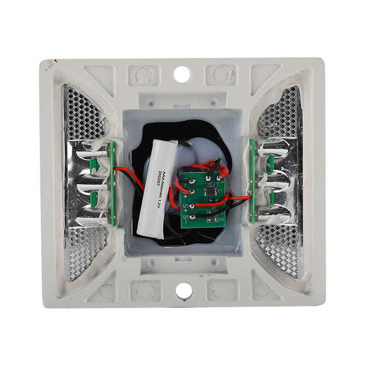 125 * 110 * 25mm bleu LED solaire routiers boutons clignotant marqueur de route œil de chat