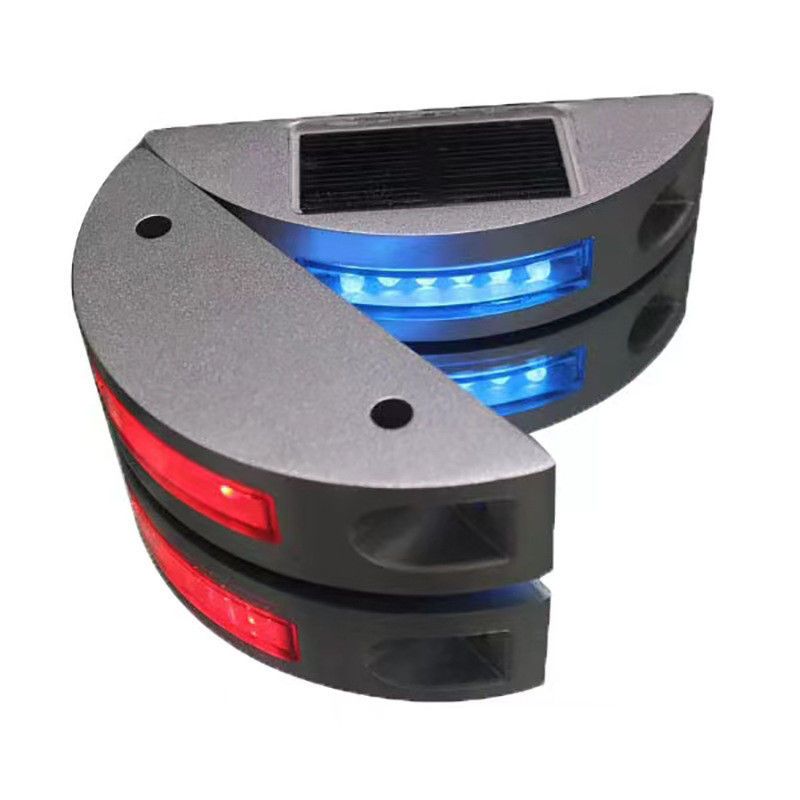 Réflecteurs solaires LED en forme de demi-lune 125*43*30mm pour routes et camions
