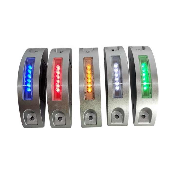 Réflecteurs solaires LED en forme de demi-lune 125*43*30mm pour routes et camions