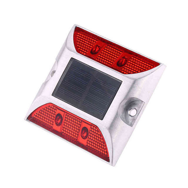 Couleur rouge haute luminosité LED Aluminium Solar Road Stud Certificat FCC