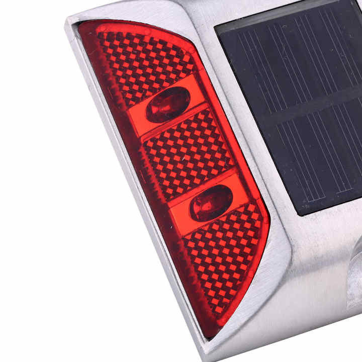 Couleur rouge haute luminosité LED Aluminium Solar Road Stud Certificat FCC