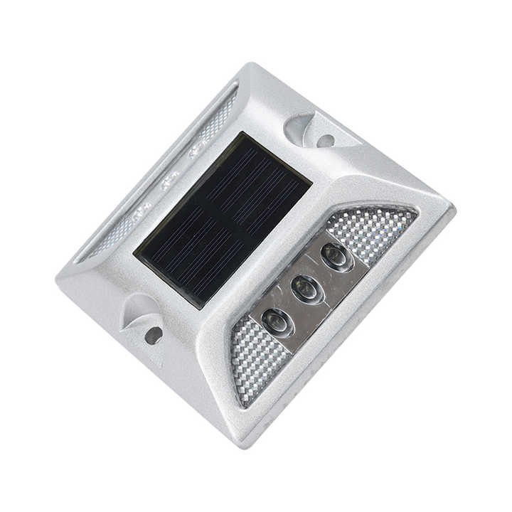Anti UV PC LED solaire Marqueurs routiers en aluminium