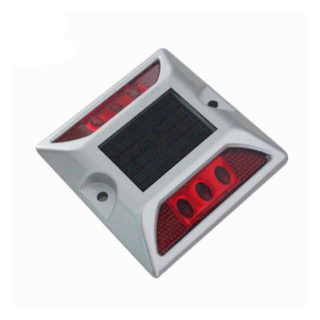 Anti UV PC LED solaire Marqueurs routiers en aluminium