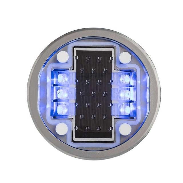 Réflecteurs routiers à énergie solaire IP68 avec 5 couleurs LED