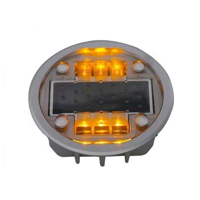 Marqueurs solaires routiers de couleur rouge LED pour la sécurité routière