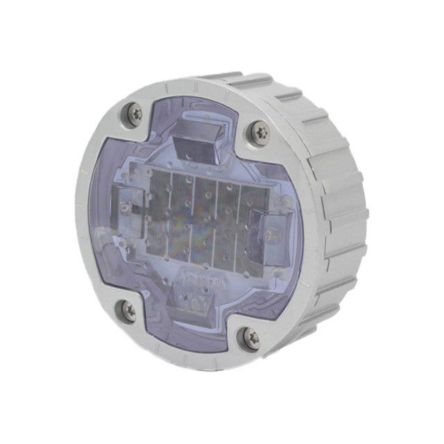 4 vis Embedded Road Stud Pavement Marqueur Lumières Panneau solaire 2.5V 250MA