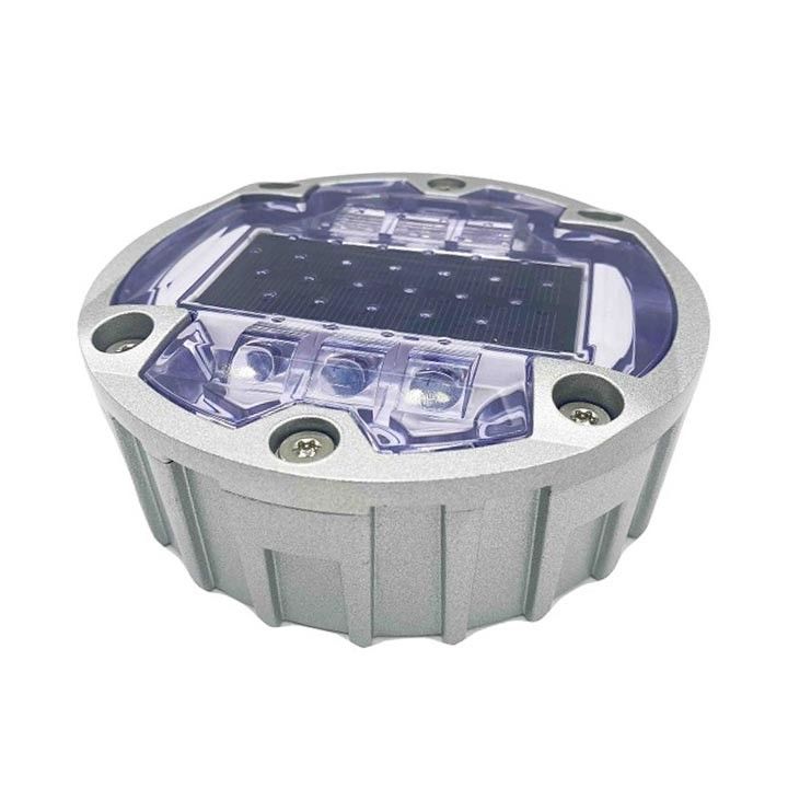 LED à haute luminosité étriers de route solaire 6 vis Terrain intégré LED solaire œil de chat