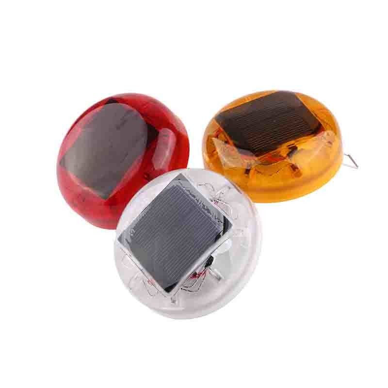 Lumières à LED Solar LED en plastique pour yeux de chat Marqueur de route Réflecteur de roue