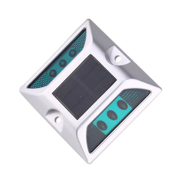IP68 Aluminium LED solaire routiers routiers routiers routiers couleur verte Réflecteurs pour yeux de chat