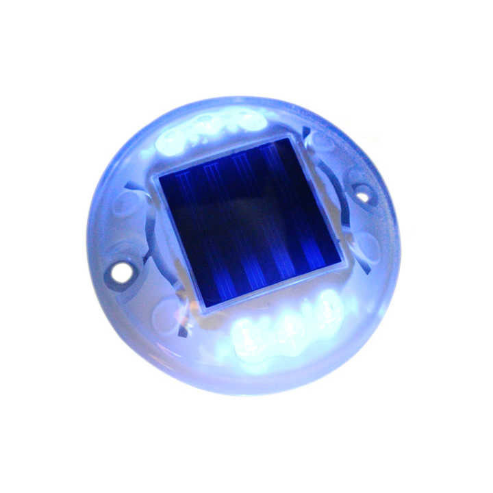 Ronde Plastique Solar Road Studs Réflecteurs solaires de la route LED