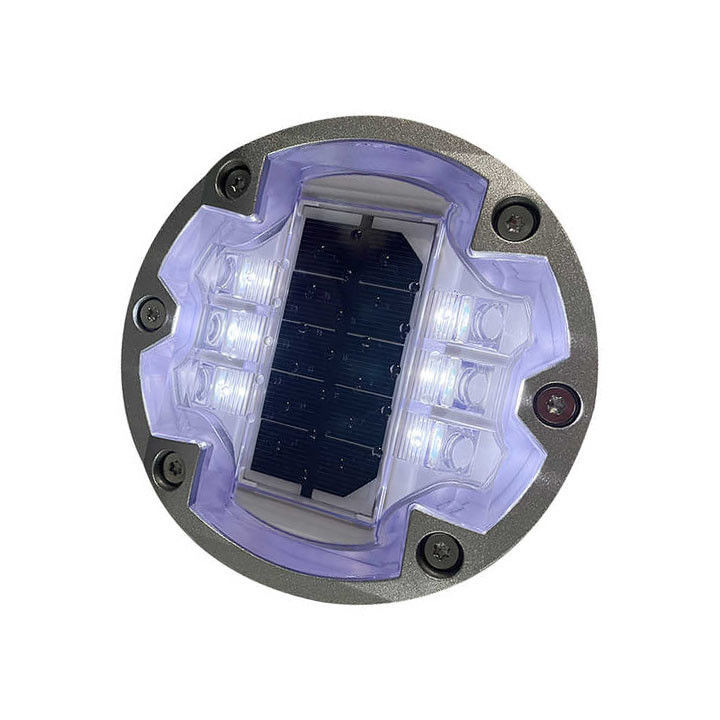 IL300 Poids lourd LED solaire routiers Poteaux lumineux intégrés rondes Marqueurs routiers clignotants