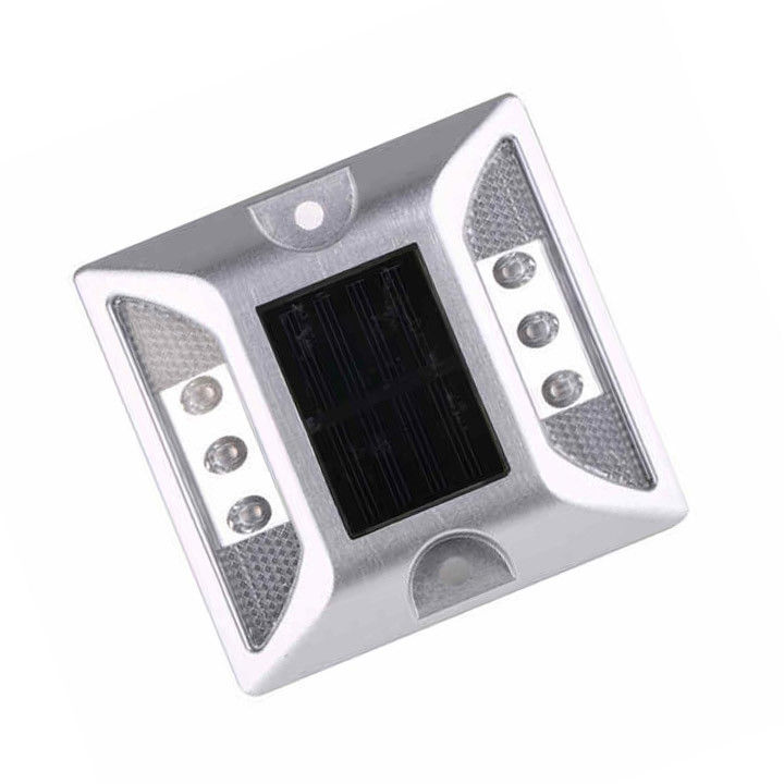 Étoiles solaires LED routières éclairage de la chaussée en aluminium blanc