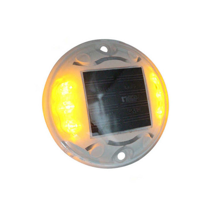 Matériau PC IP68 Ronde œil de chat Route Stud 360 degrés Marqueurs de trottoir lumière